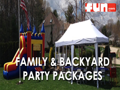 Backyard party packages